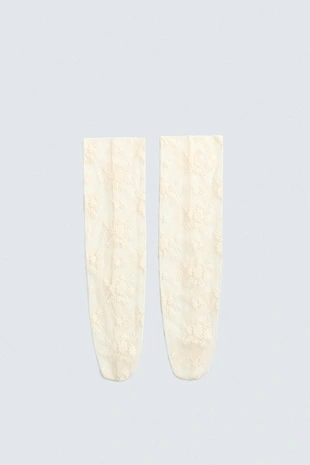 Купить Zara Носки с кружевными цветами HARRY LAMBERT FOR ZARA X DISNEY