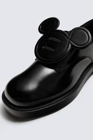 Кожаные лоферы на шнурках HARRY LAMBERT FOR ZARA X DISNEY- Заказать в России