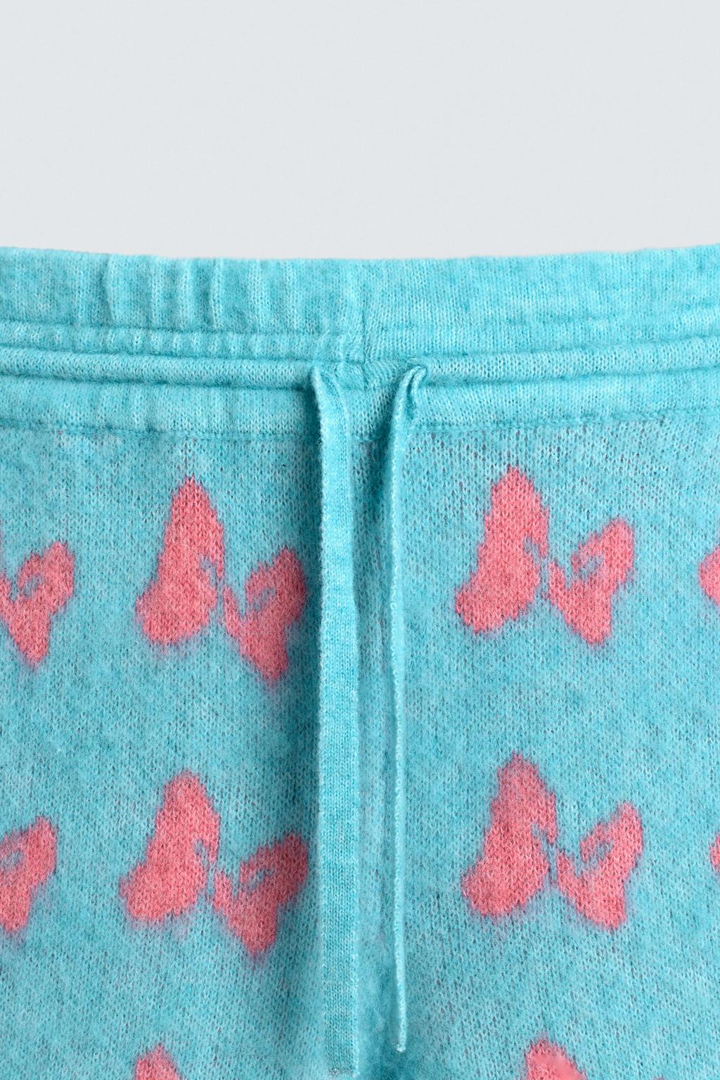 ТРИКОТАЖНЫЕ БРЮКИ С ИНТАРСИЕЙ И ЛЕНТАМИ HARRY LAMBERT FOR ZARA X DISNEY