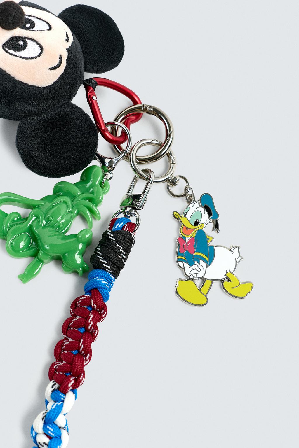 Брелок mickey mouse multi-charm harry lambert для zara x disney