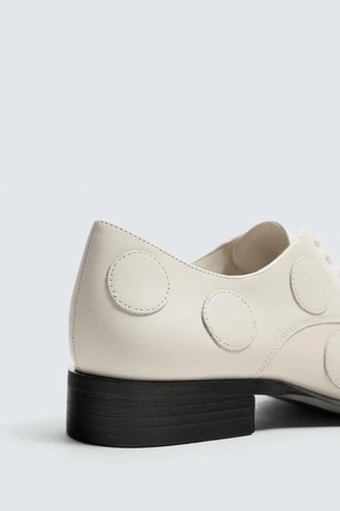 Кожаные мокасины в горошек HARRY LAMBERT FOR ZARA X DISNEY- Заказать в России