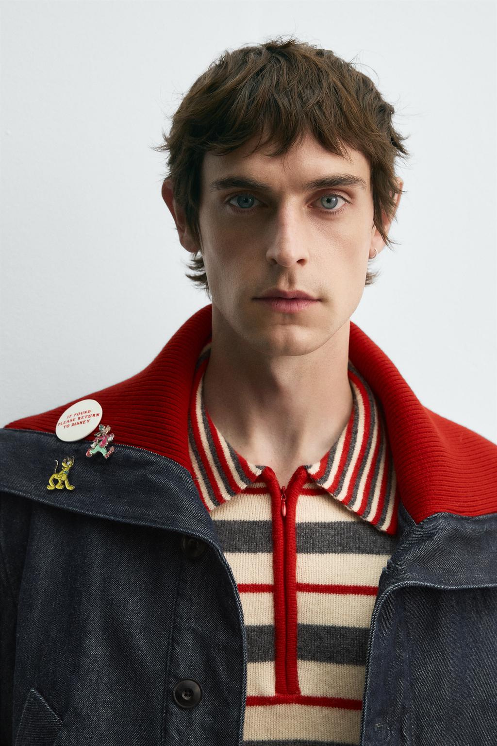 ДЖИНСОВАЯ КУРТКА В РУБЧИК HARRY LAMBERT FOR ZARA X DISNEY