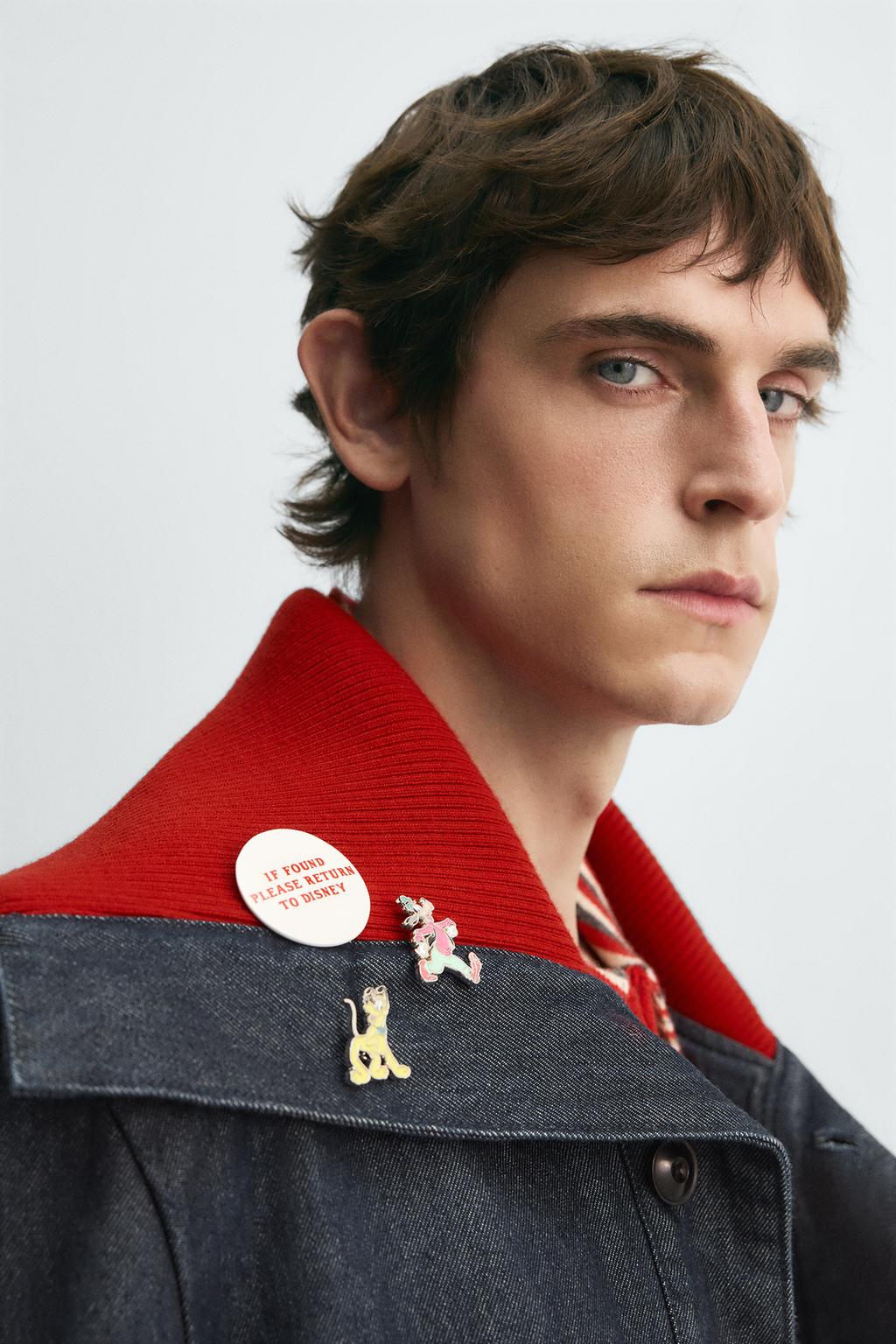 ДЖИНСОВАЯ КУРТКА В РУБЧИК HARRY LAMBERT FOR ZARA X DISNEY