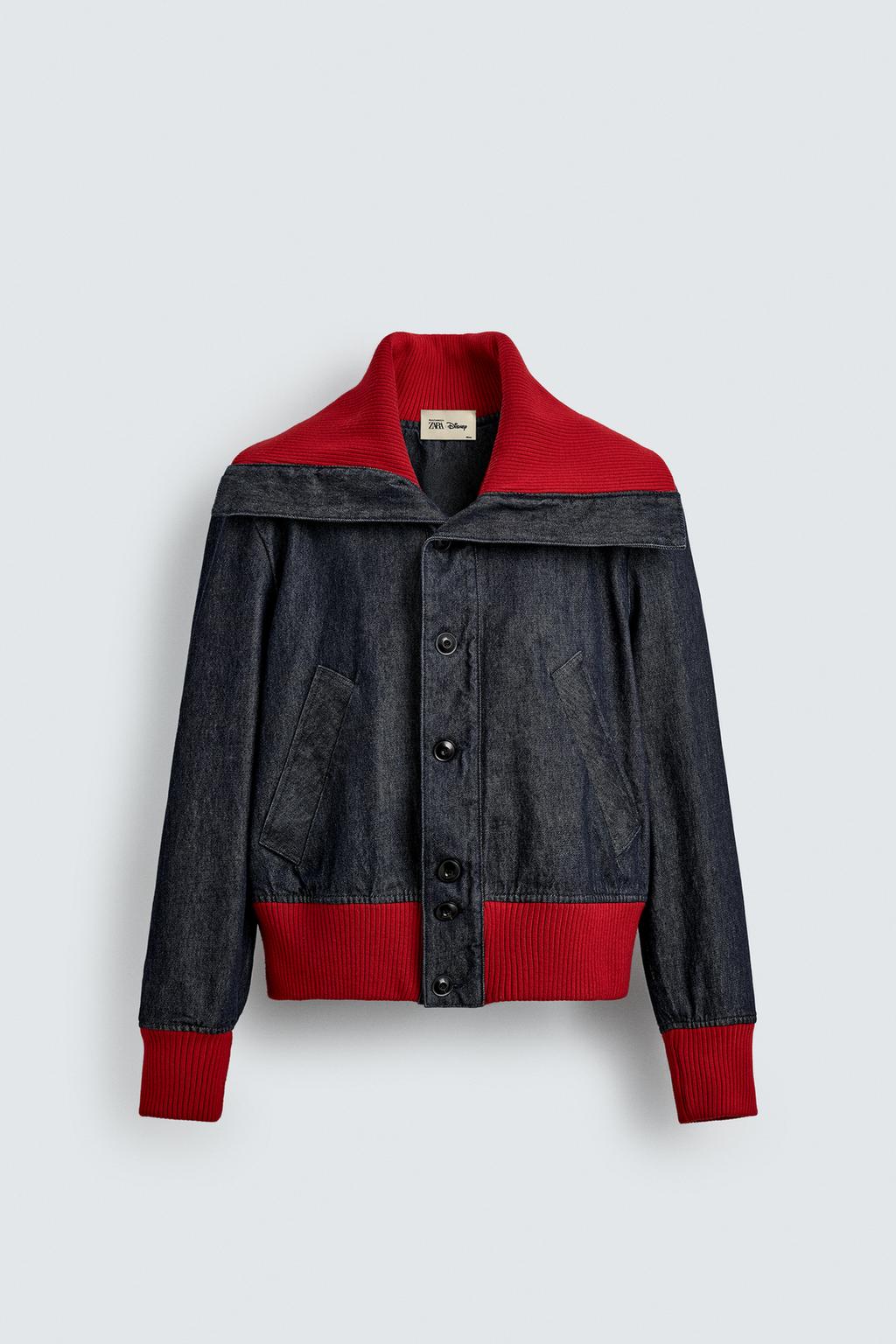 ДЖИНСОВАЯ КУРТКА В РУБЧИК HARRY LAMBERT FOR ZARA X DISNEY