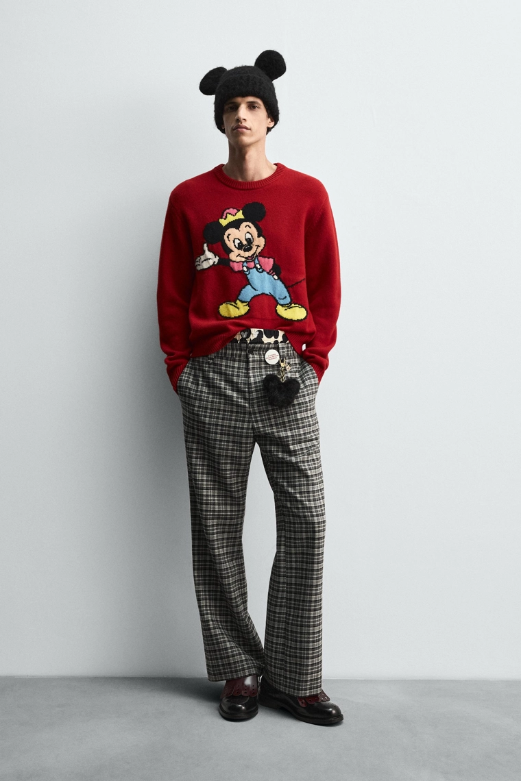 Свитер из шерсти монти харри ламберт для zara x disney