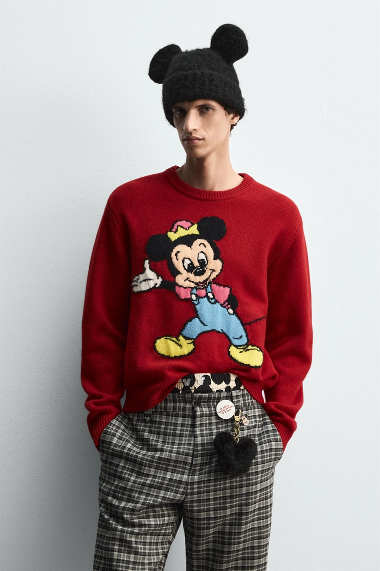 Свитер из шерсти монти харри ламберт для zara x disney