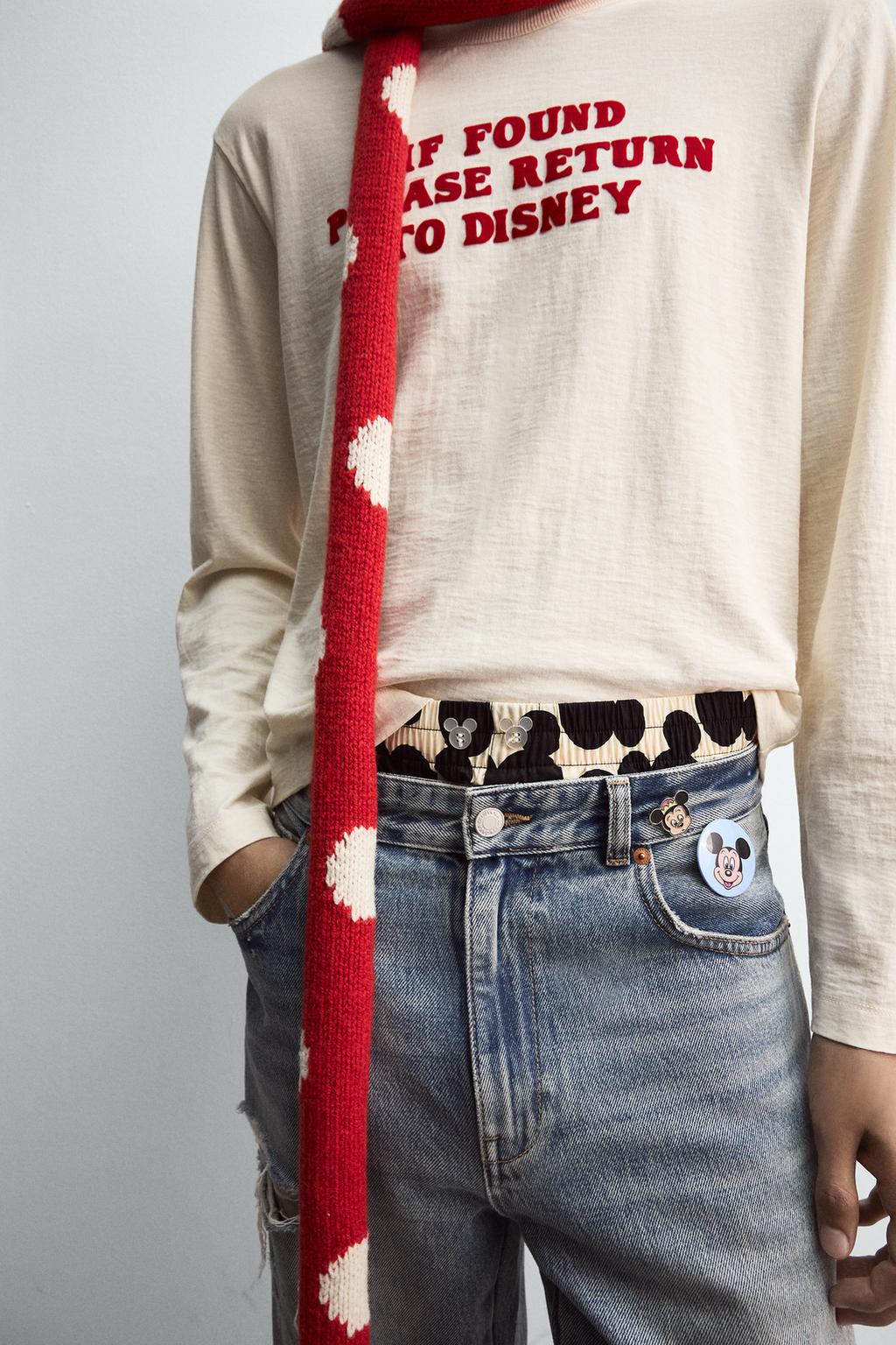 ФУТБОЛКА С ТЕКСТОМ HARRY LAMBERT FOR ZARA X DISNEY