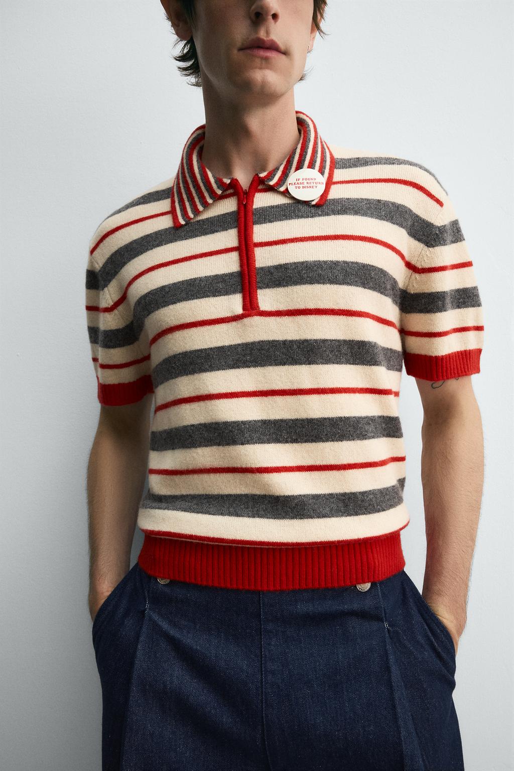ПОЛО В ПОЛОСКУ HARRY LAMBERT FOR ZARA X DISNEY