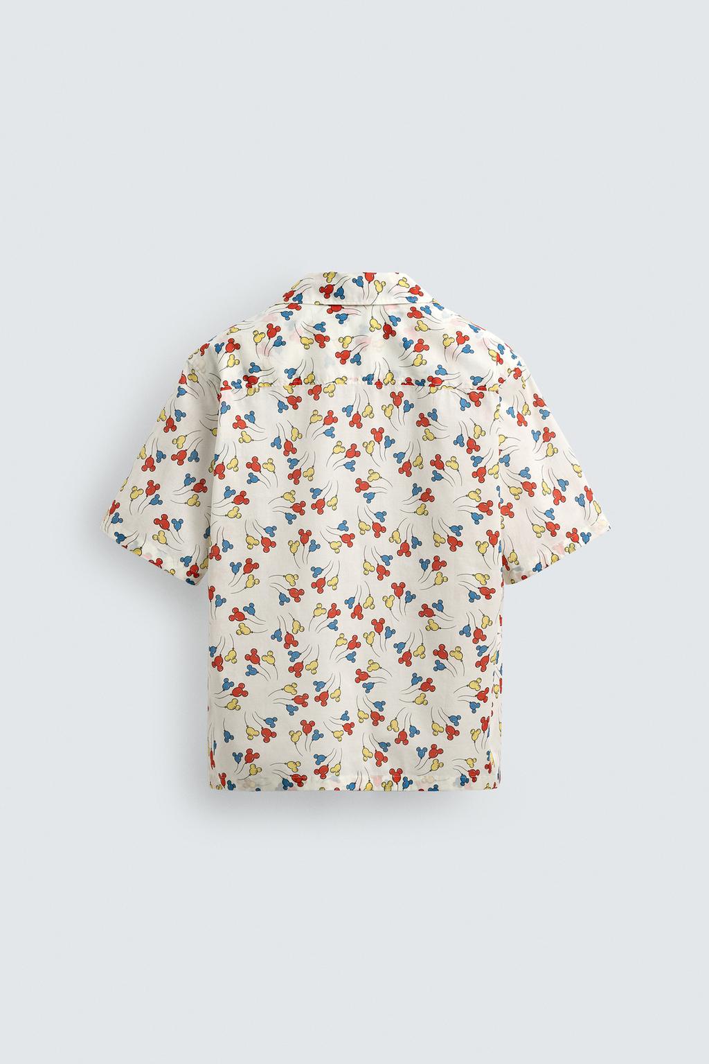 РУБАШКА С ШАРАМИ MICKEY MOUSE HARRY LAMBERT FOR ZARA X DISNEY