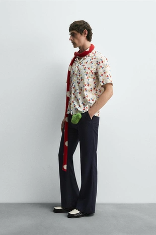 Рубашка с шарами MICKEY MOUSE HARRY LAMBERT FOR ZARA X DISNEY- Заказать в России