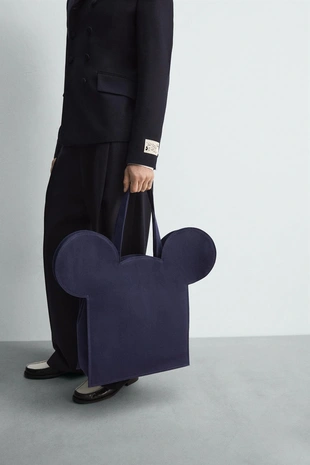 Купить Zara Тканевая сумка-шопер HARRY LAMBERT FOR ZARA X DISNEY