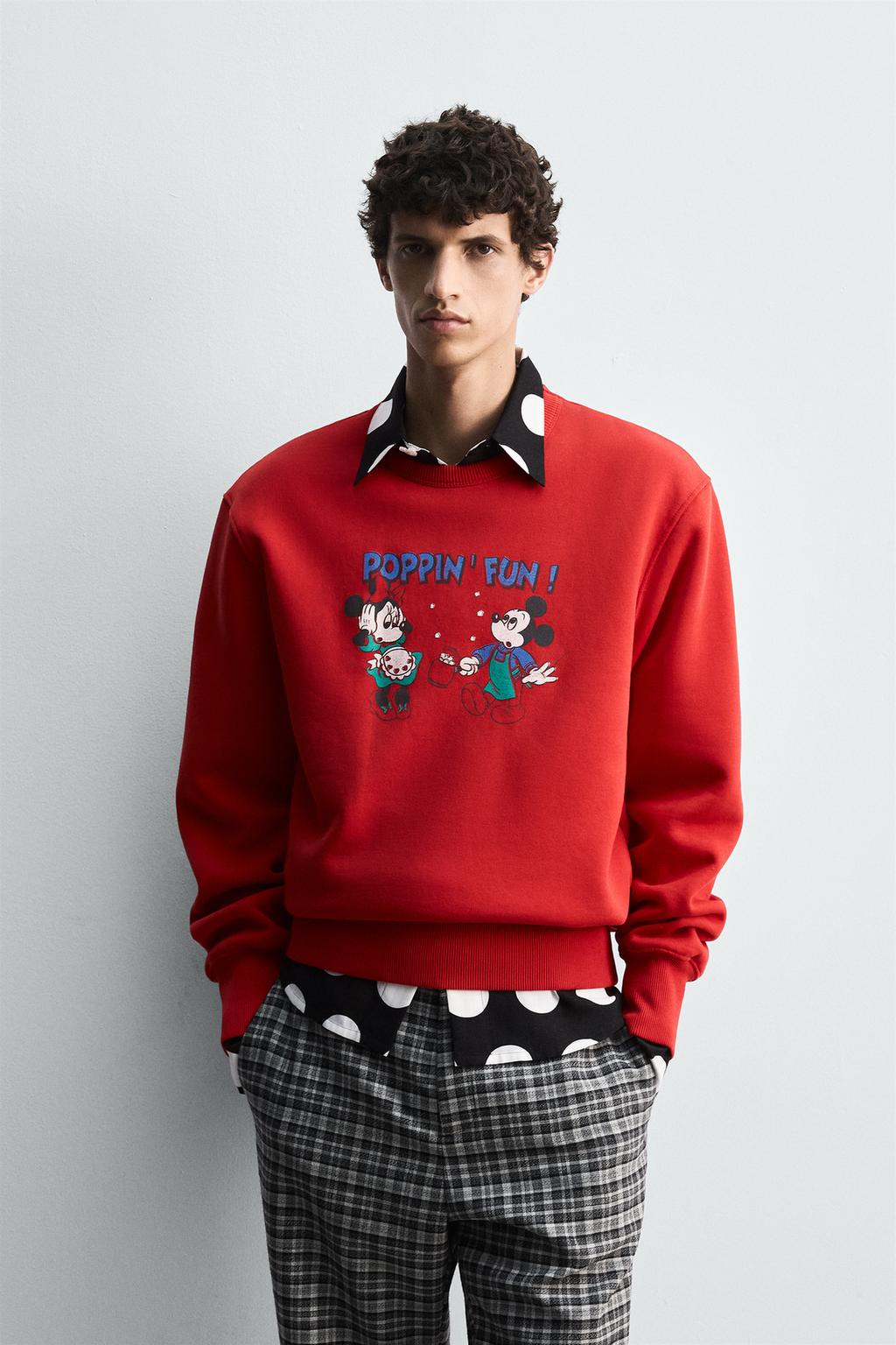ТОЛСТОВКА MINNIE + MICKEY HARRY LAMBERT FOR ZARA X DISNEY