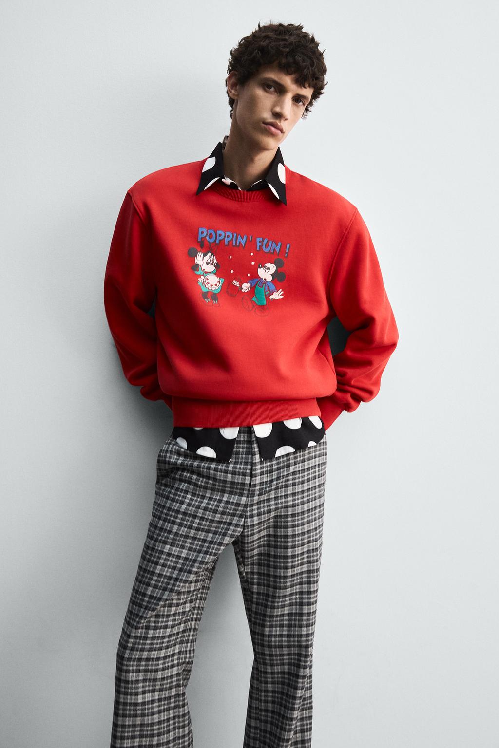 ТОЛСТОВКА MINNIE + MICKEY HARRY LAMBERT FOR ZARA X DISNEY