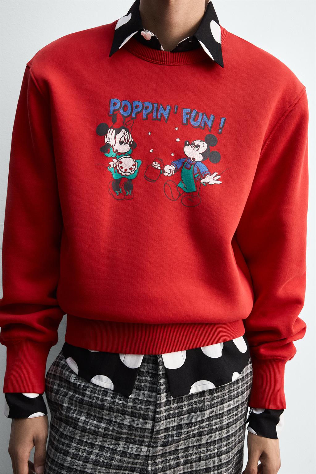 ТОЛСТОВКА MINNIE + MICKEY HARRY LAMBERT FOR ZARA X DISNEY