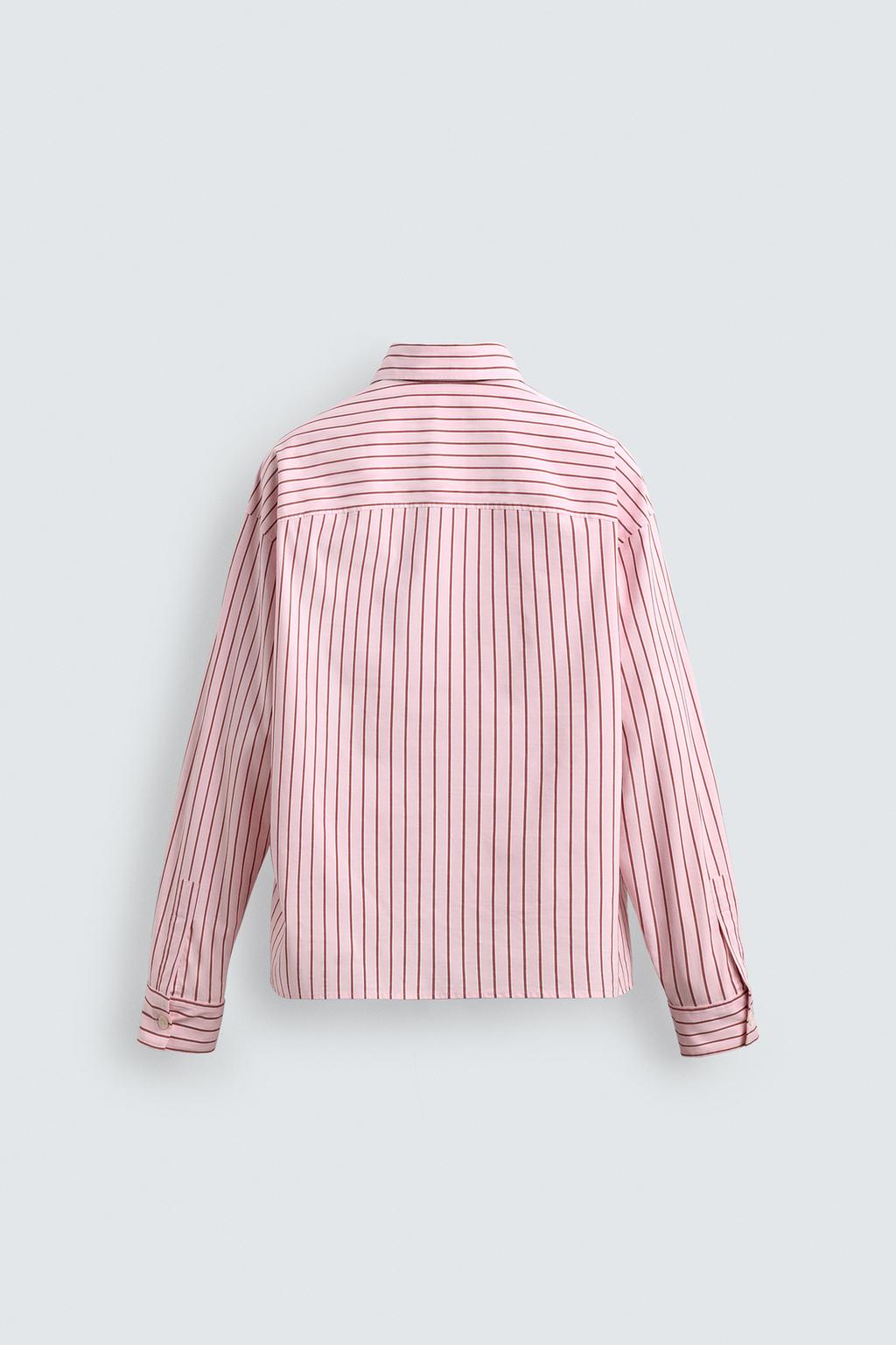 РУБАШКА В ПОЛОСКУ С НАШИВКОЙ MICKEY MOUSE HARRY LAMBERT FOR ZARA X DISNEY