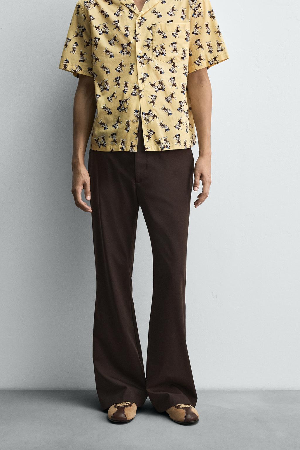 БРЮКИ КЛЕШ HARRY LAMBERT FOR ZARA X DISNEY