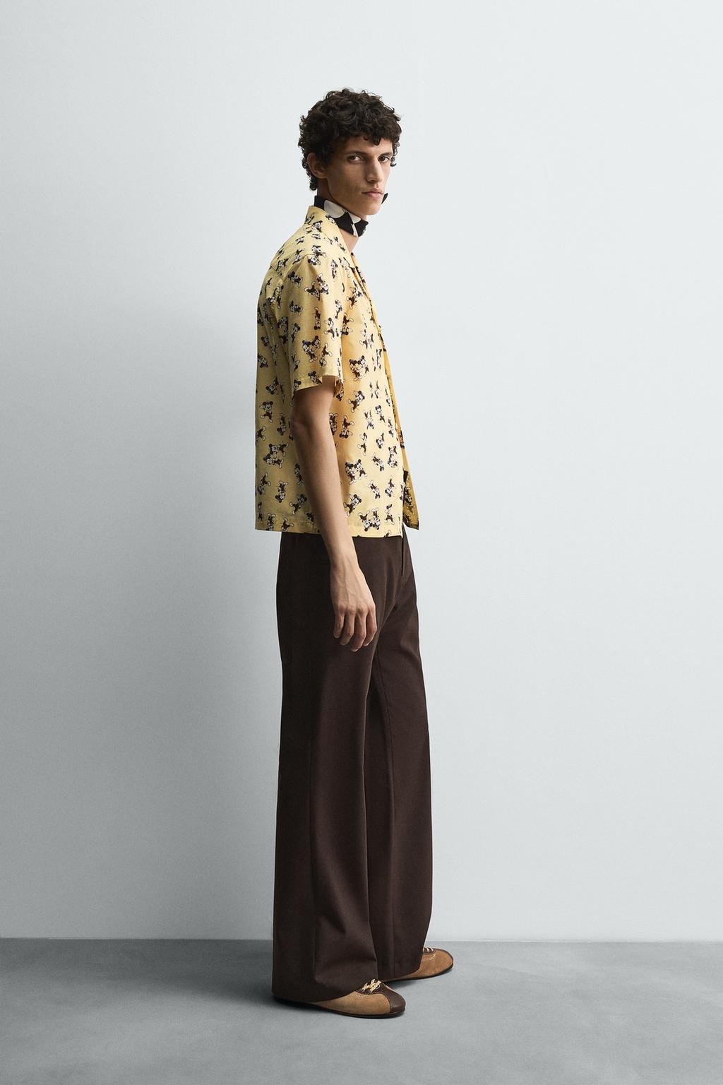 БРЮКИ КЛЕШ HARRY LAMBERT FOR ZARA X DISNEY