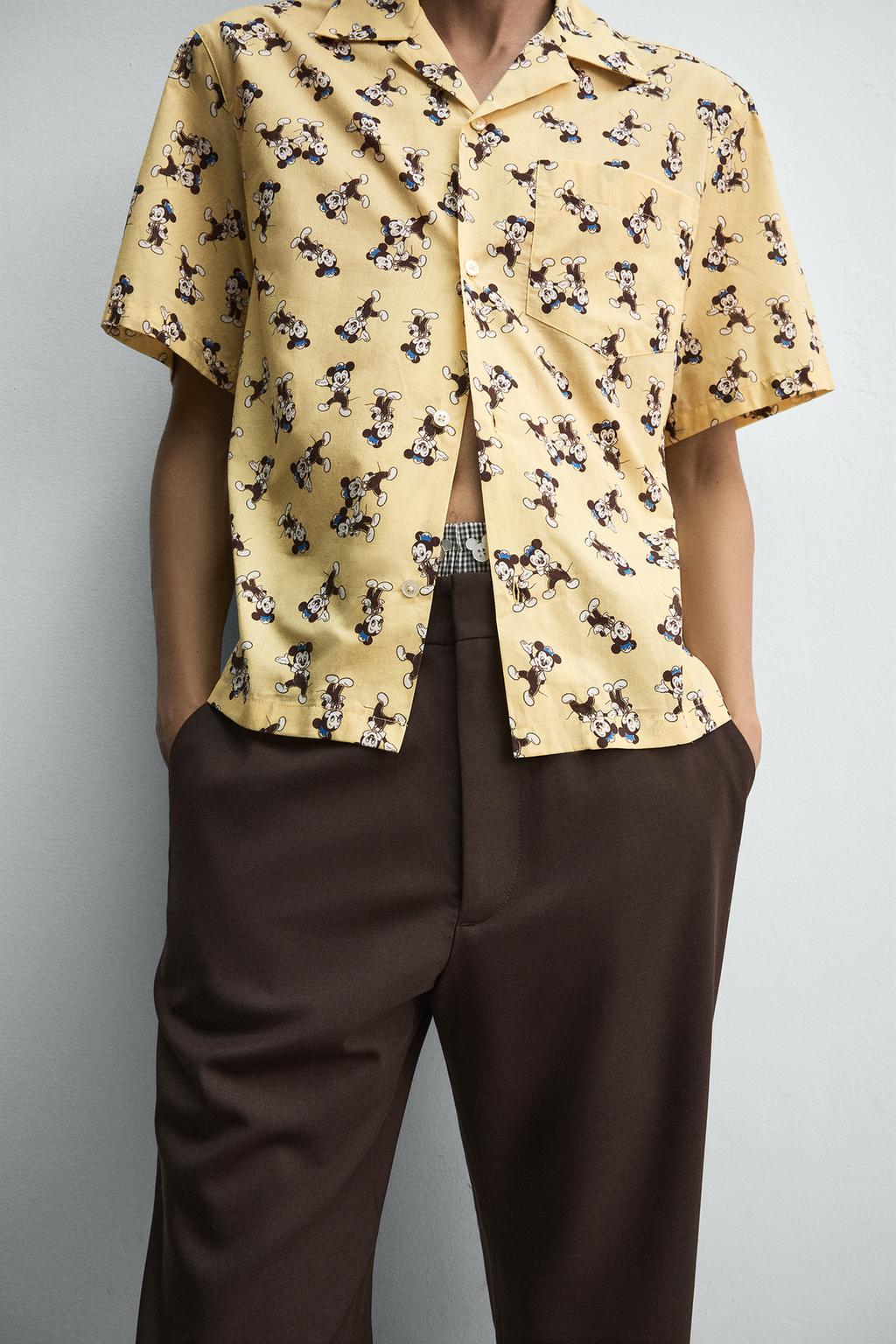 БРЮКИ КЛЕШ HARRY LAMBERT FOR ZARA X DISNEY