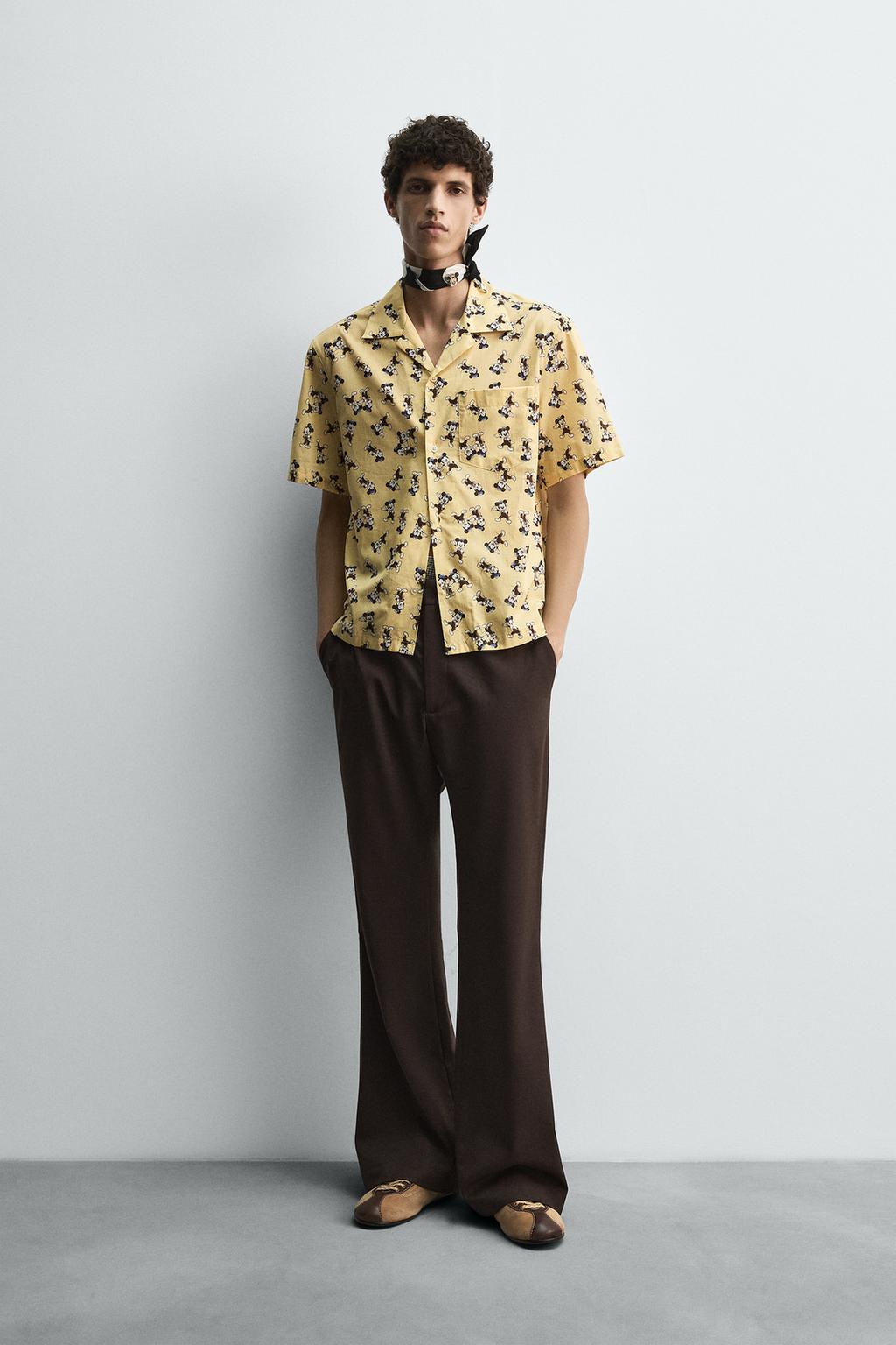 БРЮКИ КЛЕШ HARRY LAMBERT FOR ZARA X DISNEY