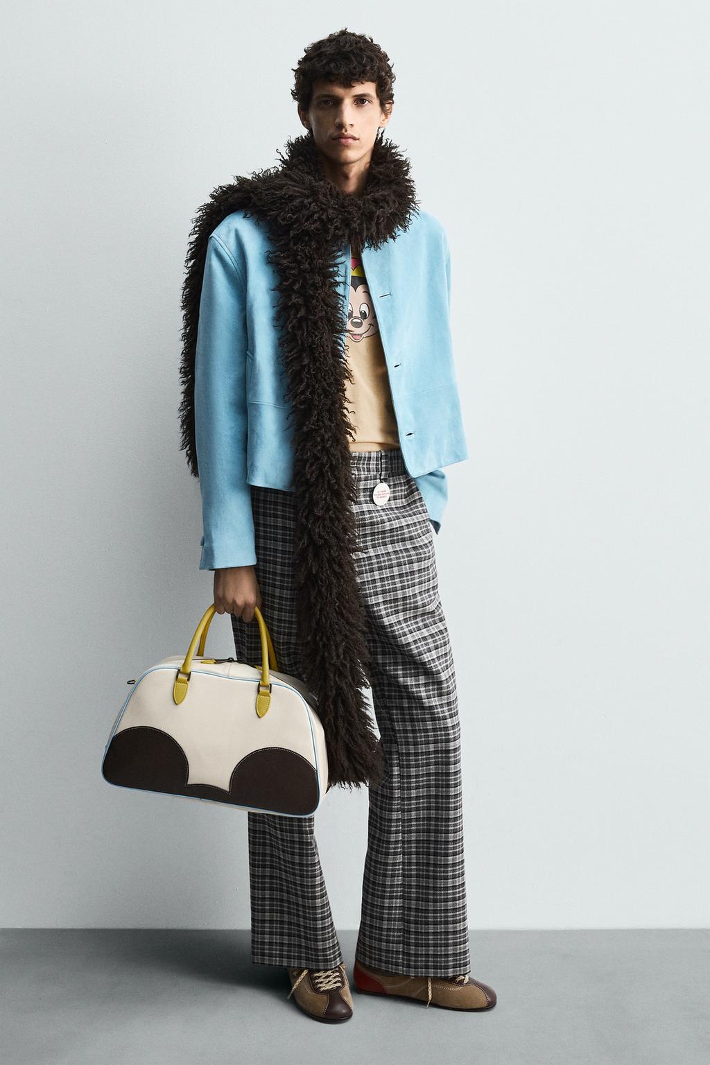 КОЖАНАЯ СУМКА HARRY LAMBERT FOR ZARA X DISNEY