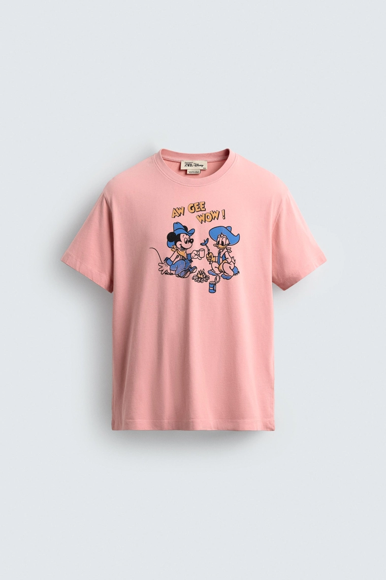 Футболка х mickey + donald харри ламберт для zara x disney
