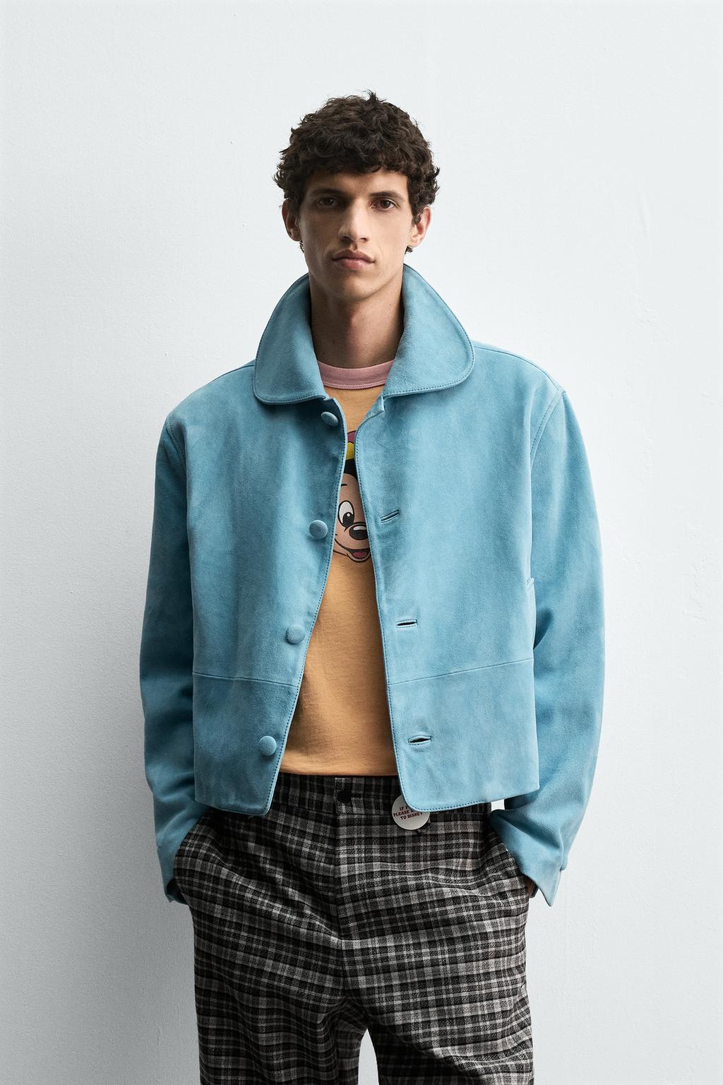 ЗАМШЕВАЯ КУРТКА HARRY LAMBERT FOR ZARA X DISNEY