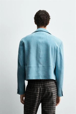 Замшевая куртка HARRY LAMBERT FOR ZARA X DISNEY- Заказать в России