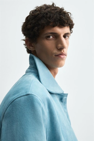 Замшевая куртка HARRY LAMBERT FOR ZARA X DISNEY- Заказать в России