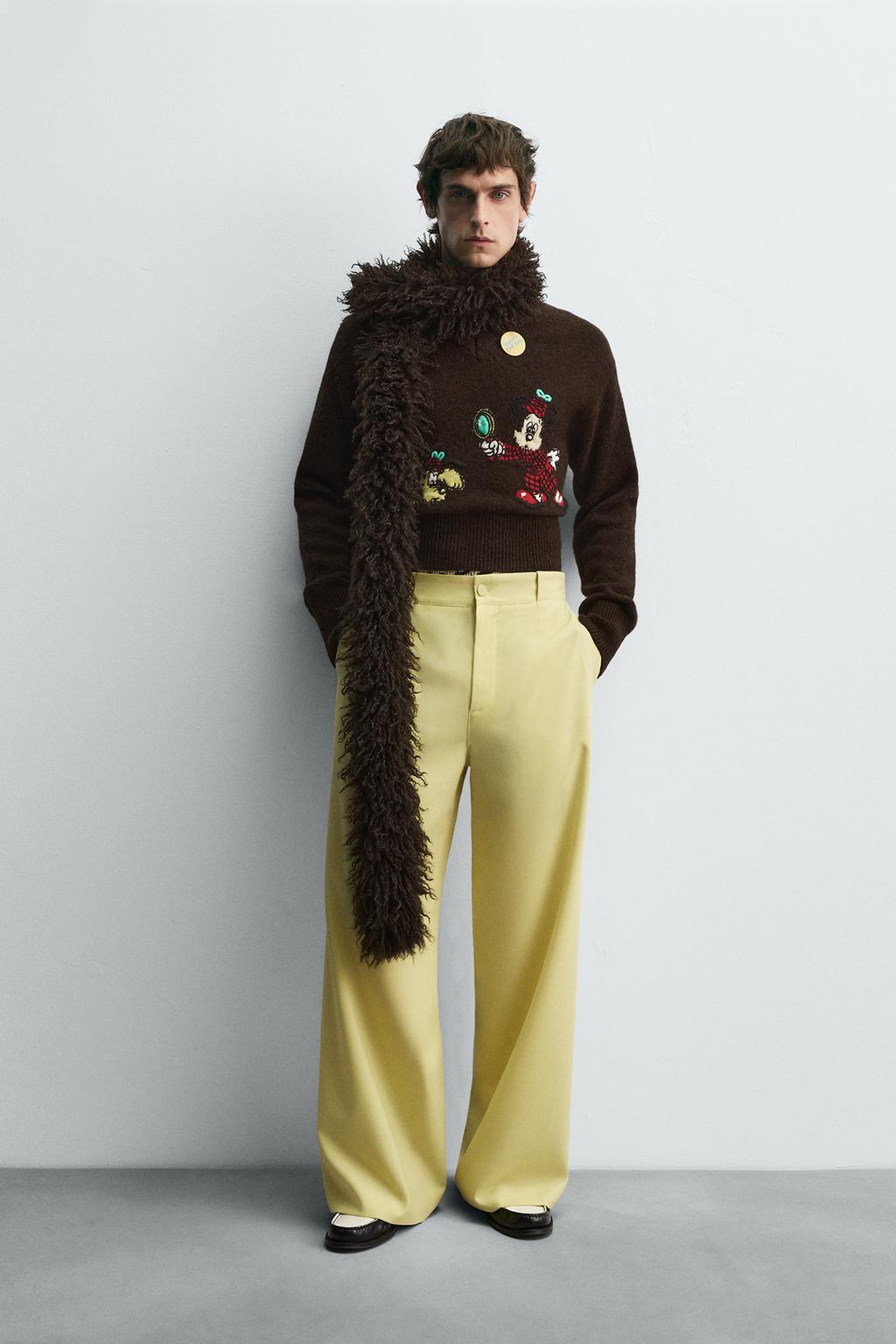 БРЮКИ СВОБОДНОГО КРОЯ HARRY LAMBERT FOR ZARA X DISNEY