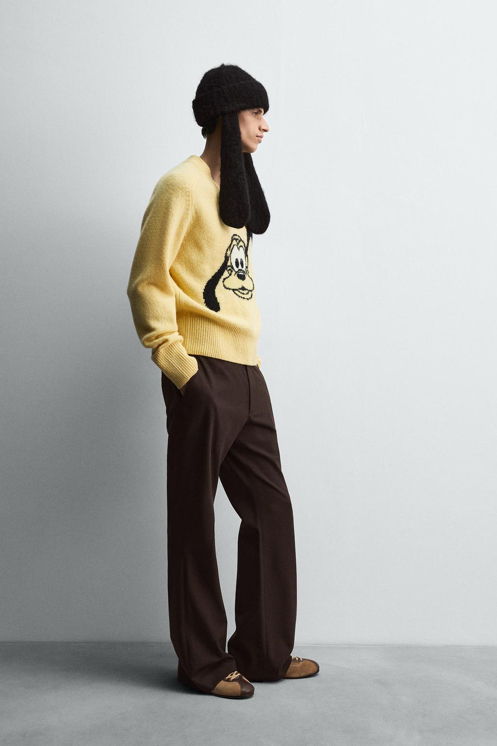 ШЕРСТЯНОЙ ДЖЕМПЕР С ПЛУТО HARRY LAMBERT FOR ZARA X DISNEY