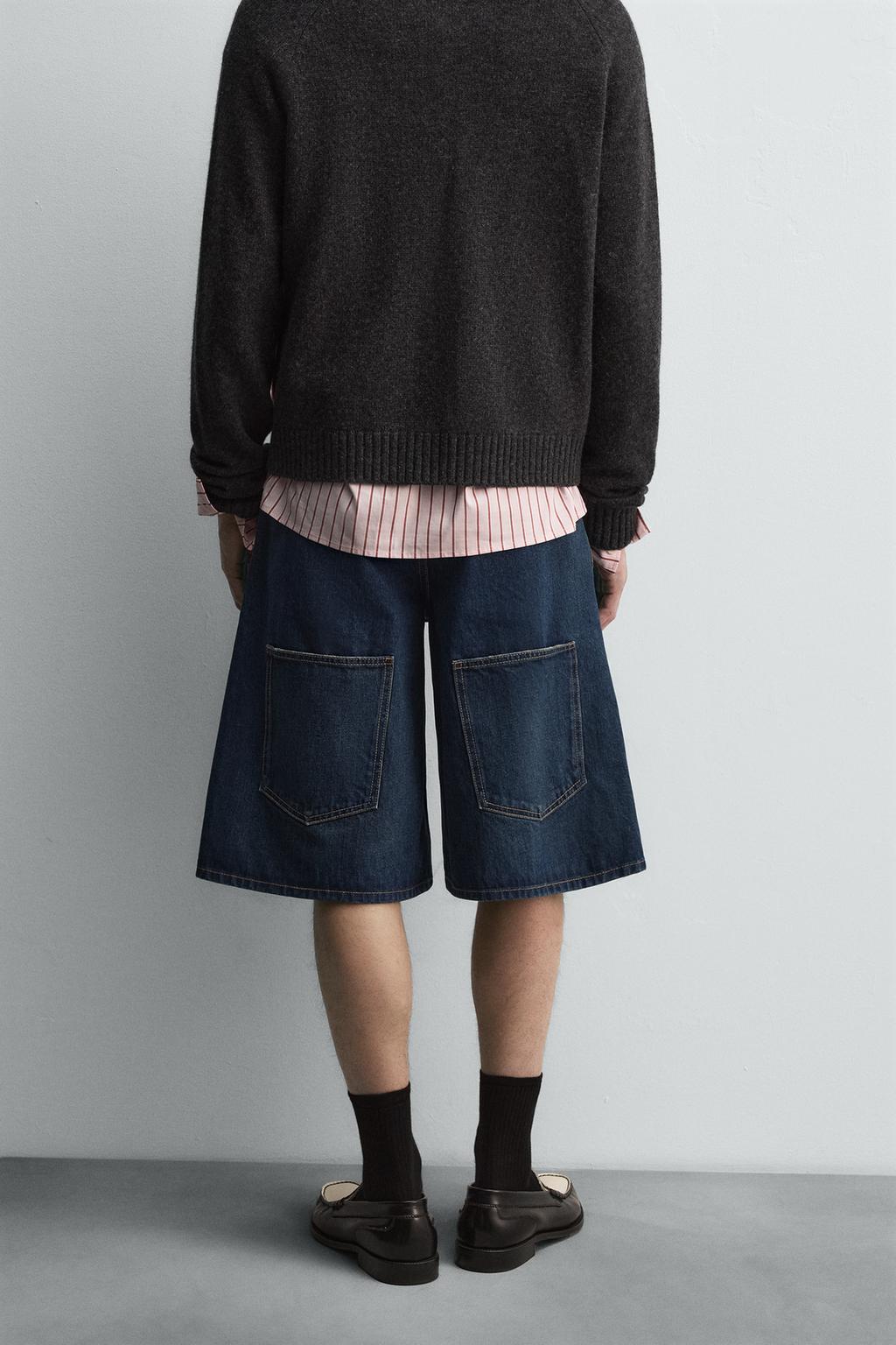 ДЖИНСОВЫЕ ШОРТЫ-БЕРМУДЫ HARRY LAMBERT FOR ZARA X DISNEY