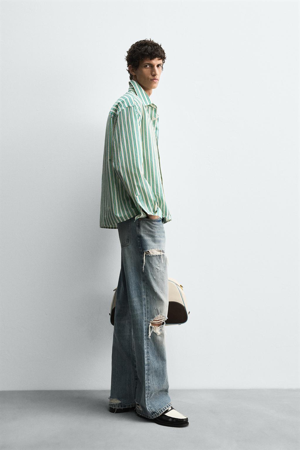 РУБАШКА В ПОЛОСКУ С ПРИНТОМ PLUTO HARRY LAMBERT FOR ZARA X DISNEY