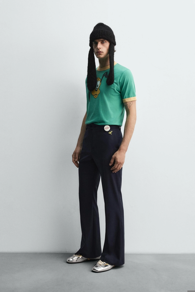 Футболка pluto harry lambert для zara x disney