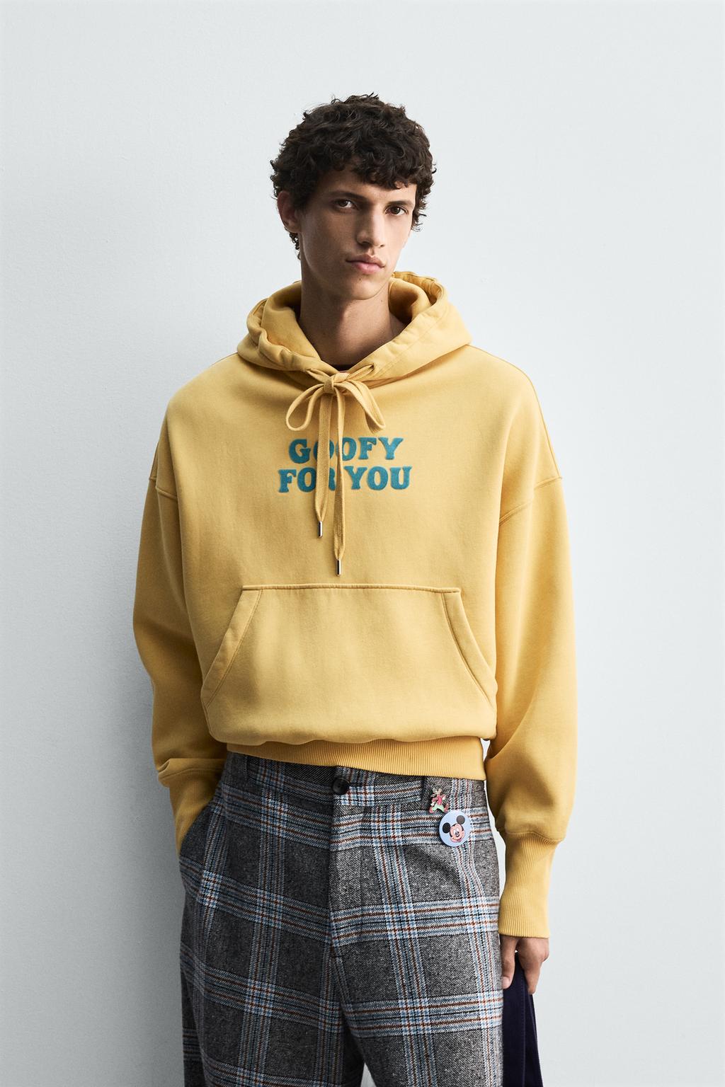 ХУДИ С ТЕКСТОМ И КАПЮШОНОМ HARRY LAMBERT FOR ZARA X DISNEY
