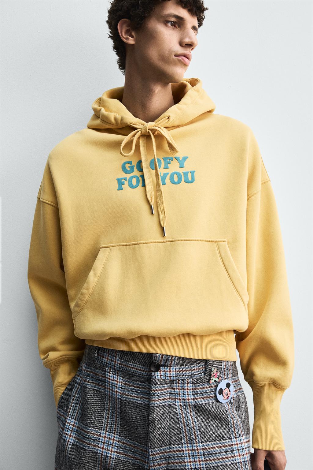 ХУДИ С ТЕКСТОМ И КАПЮШОНОМ HARRY LAMBERT FOR ZARA X DISNEY