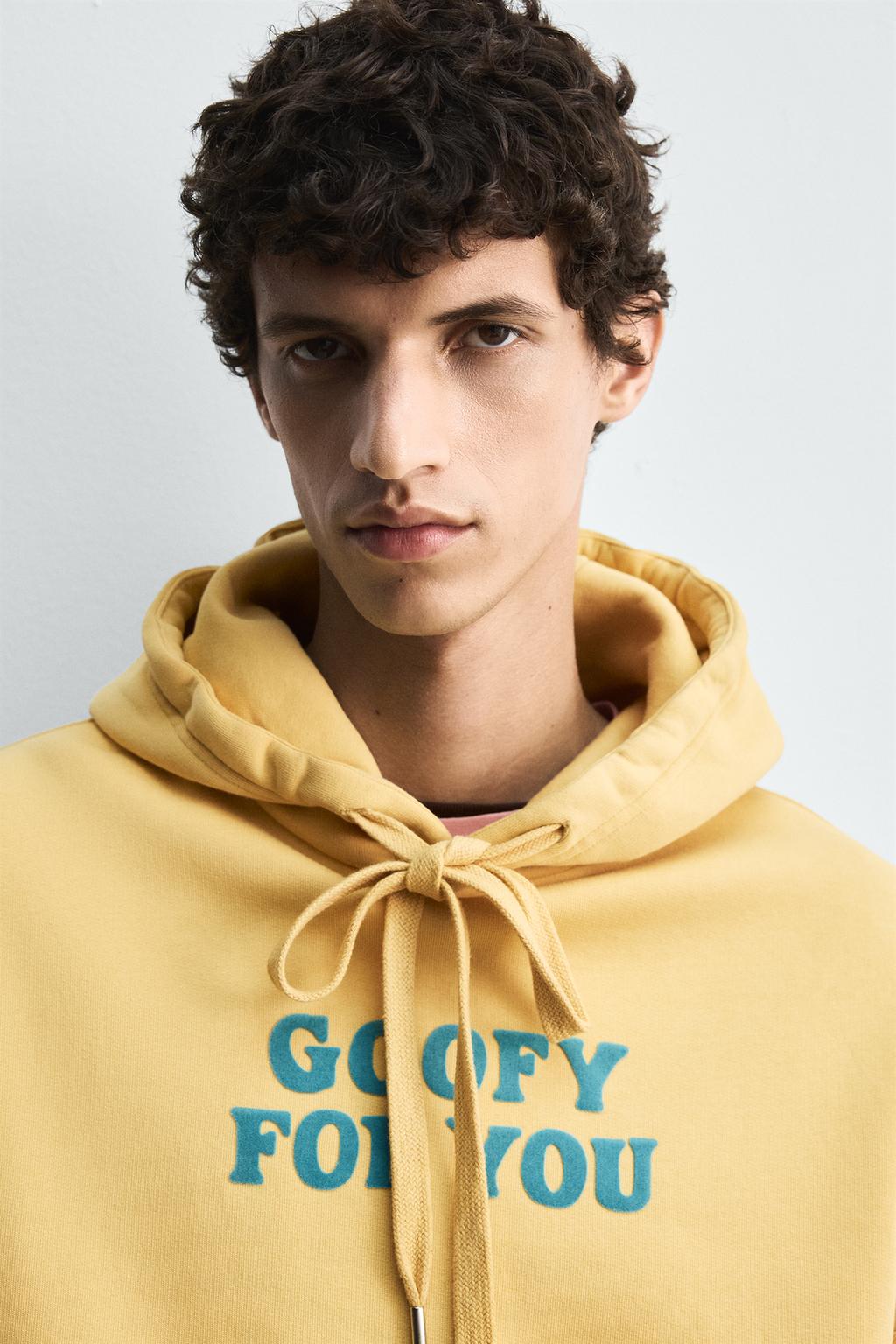 ХУДИ С ТЕКСТОМ И КАПЮШОНОМ HARRY LAMBERT FOR ZARA X DISNEY