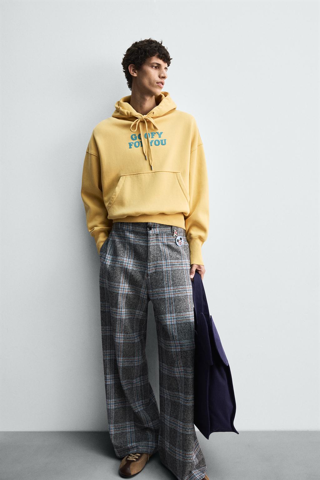 ХУДИ С ТЕКСТОМ И КАПЮШОНОМ HARRY LAMBERT FOR ZARA X DISNEY