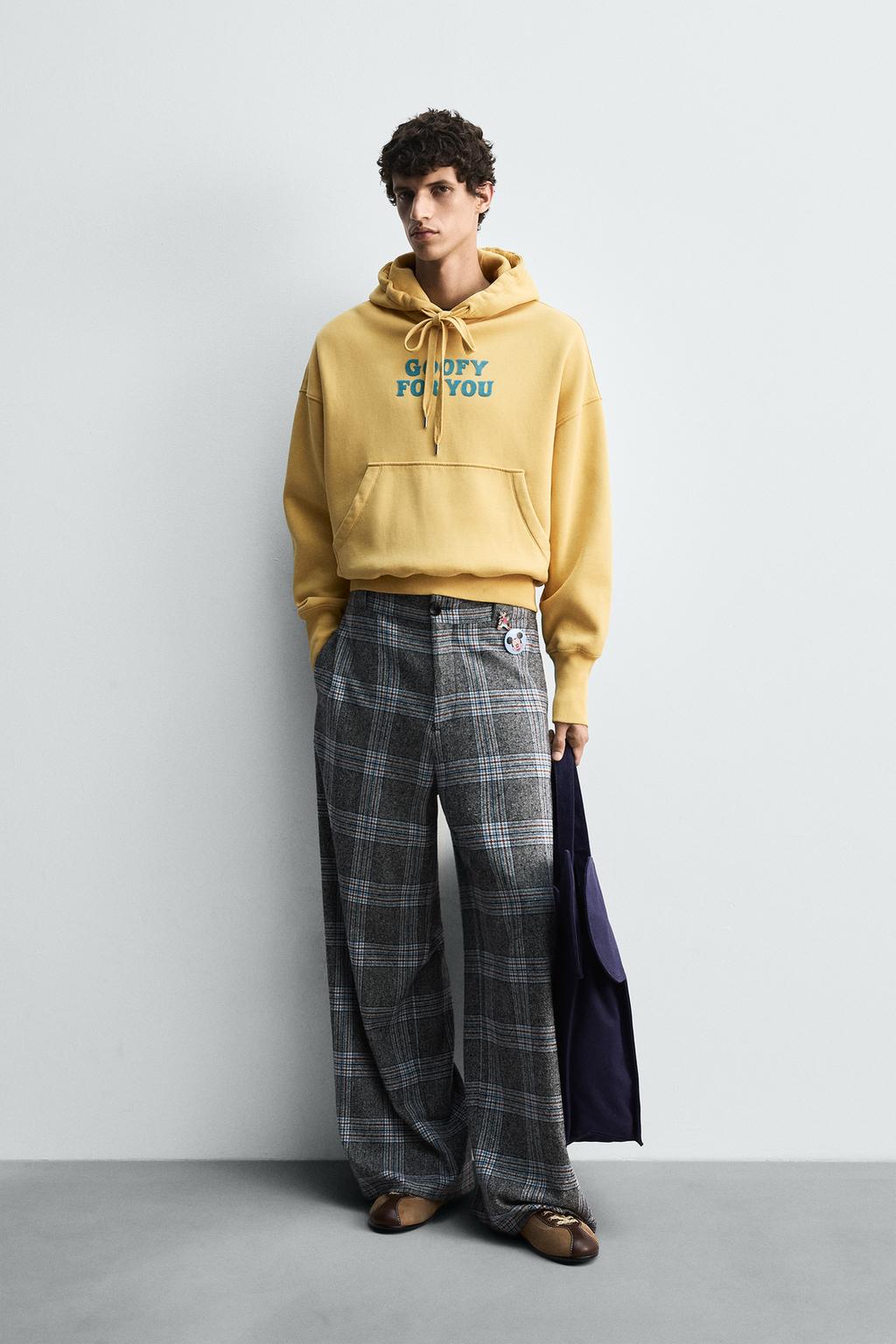 ХУДИ С ТЕКСТОМ И КАПЮШОНОМ HARRY LAMBERT FOR ZARA X DISNEY