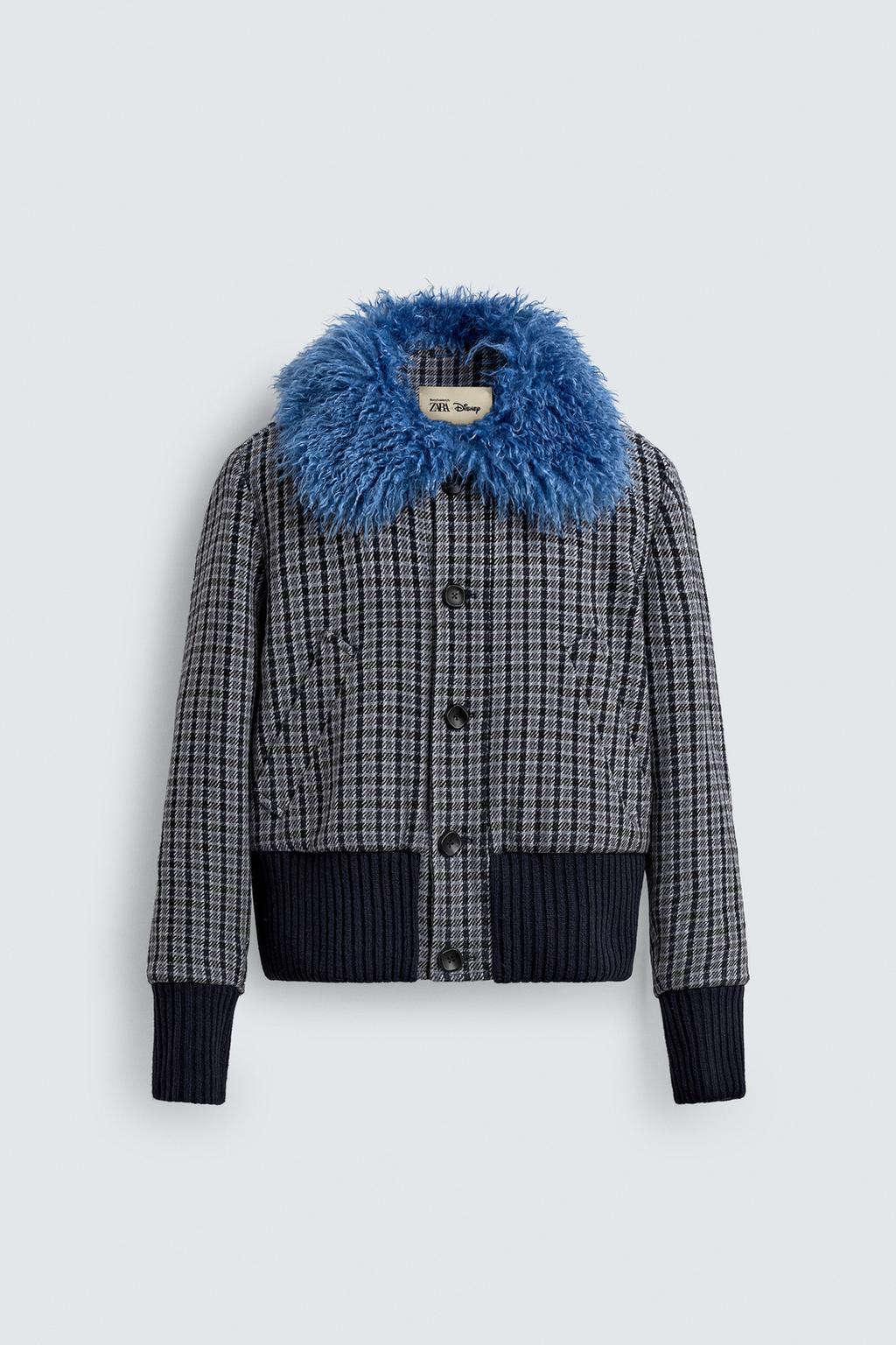 БОМБЕР В КЛЕТКУ С КОМБИНИРОВАННОЙ ОТДЕЛКОЙ HARRY LAMBERT FOR ZARA X DISNEY