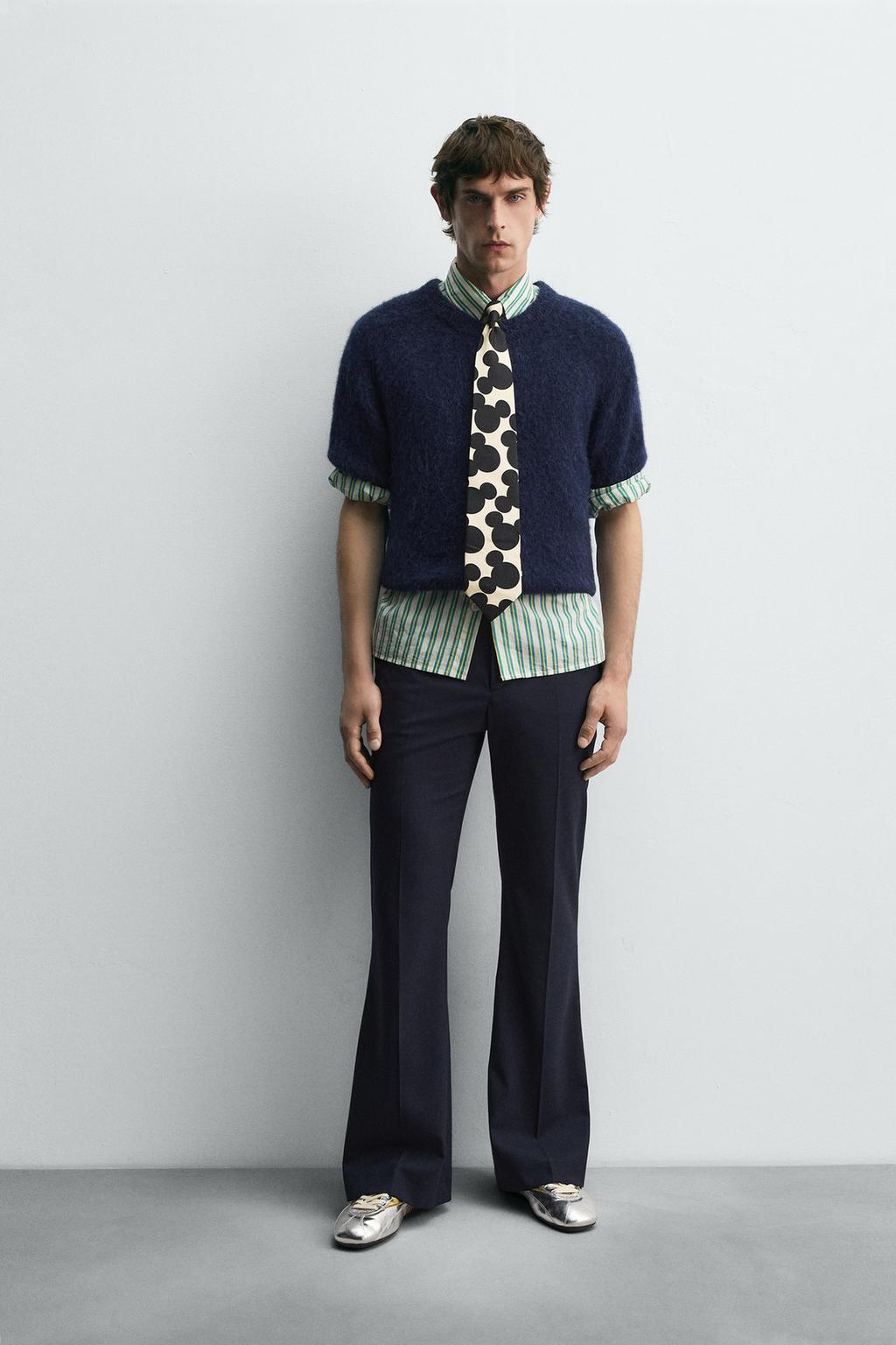 БРЮКИ КЛЕШ HARRY LAMBERT FOR ZARA X DISNEY