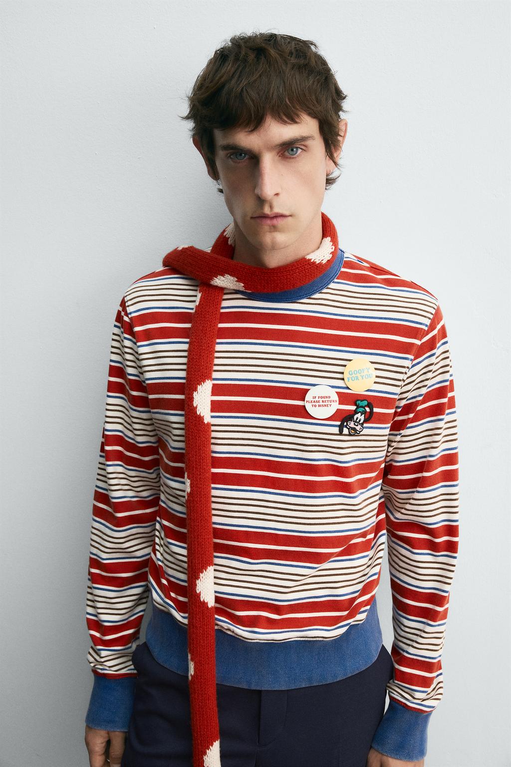 ФУТБОЛКА В ПОЛОСКУ HARRY LAMBERT FOR ZARA X DISNEY