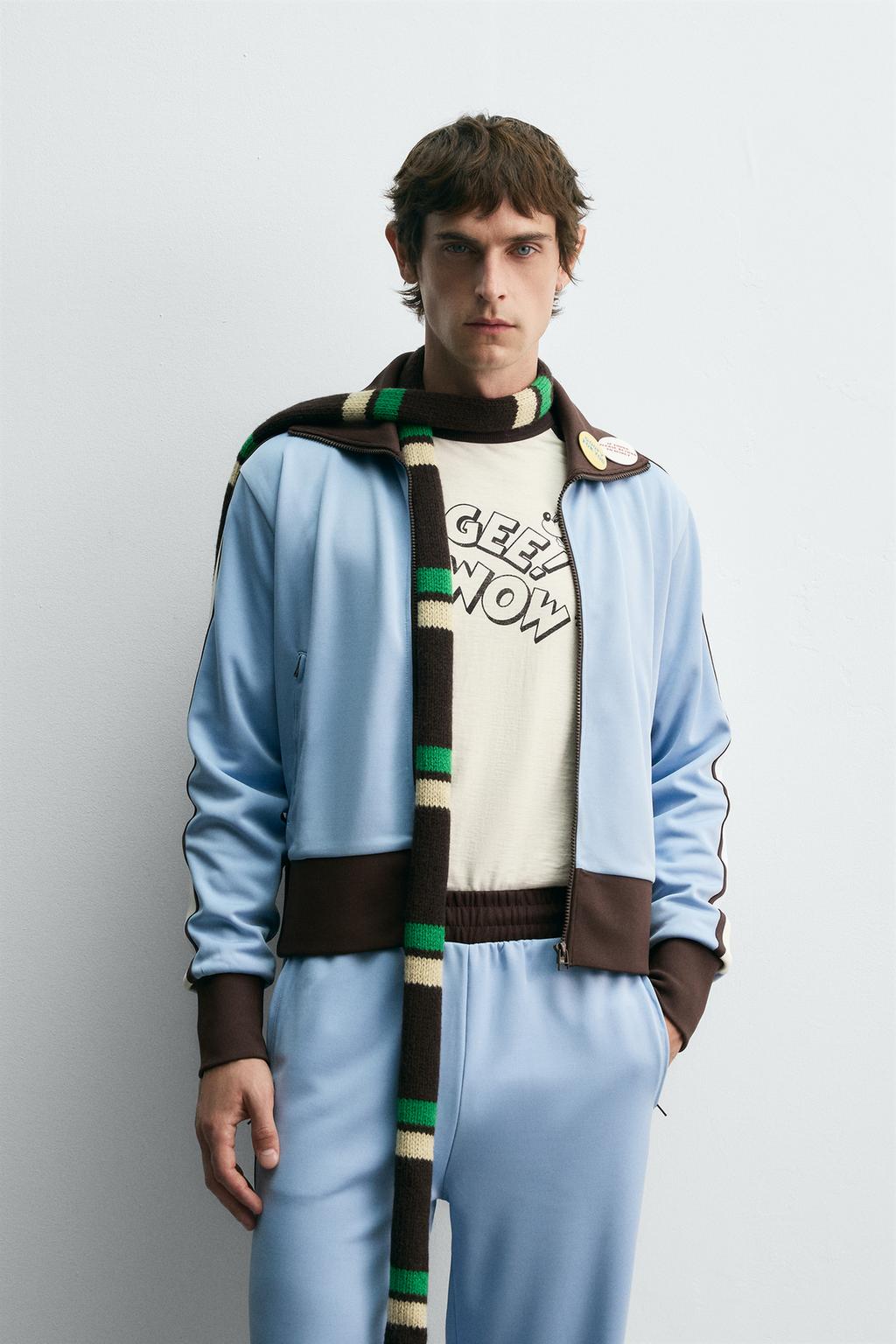 КУРТКА-ДЖОГГЕР КОНТРАСТНАЯ HARRY LAMBERT FOR ZARA X DISNEY