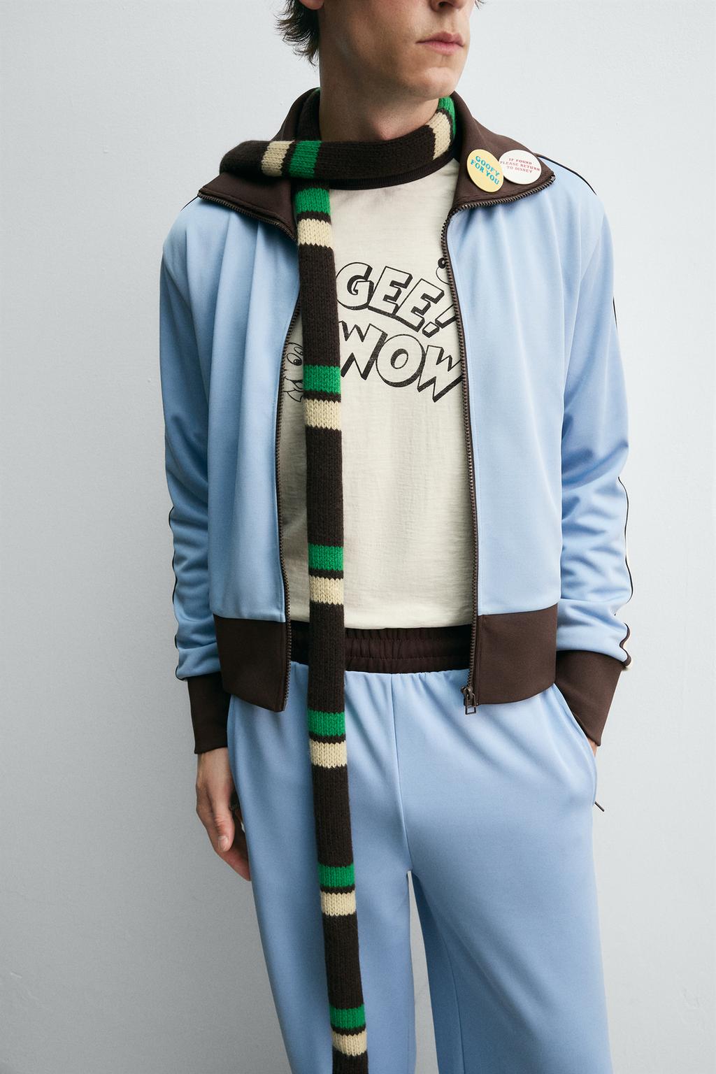 КУРТКА-ДЖОГГЕР КОНТРАСТНАЯ HARRY LAMBERT FOR ZARA X DISNEY