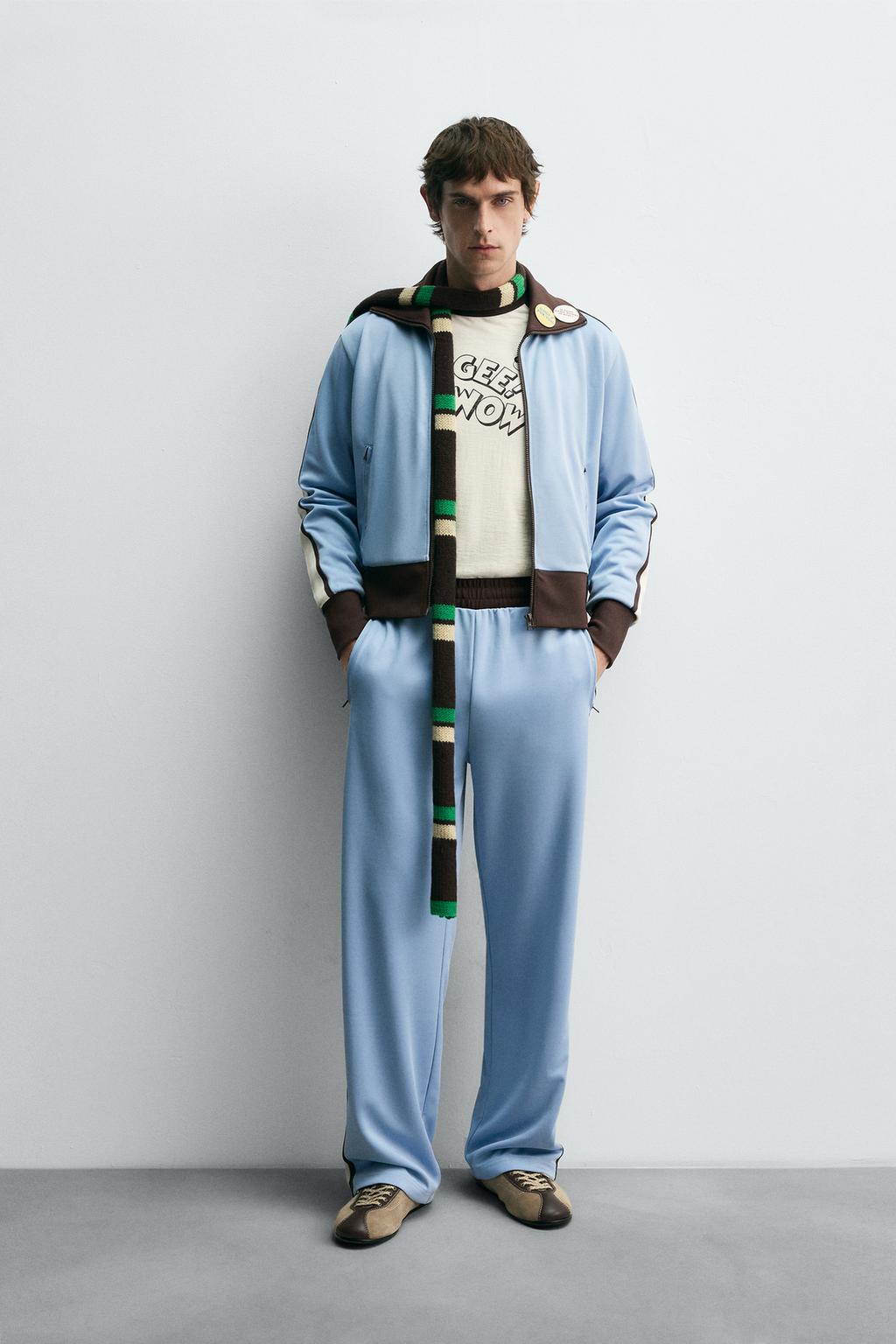 КОНТРАСТНЫЕ БРЮКИ-ДЖОГГЕРЫ HARRY LAMBERT FOR ZARA X DISNEY