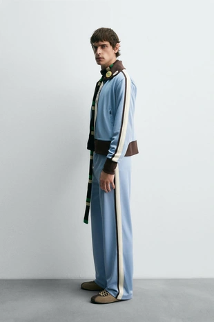 Контрастные брюки-джоггеры HARRY LAMBERT FOR ZARA X DISNEY- Заказать в России