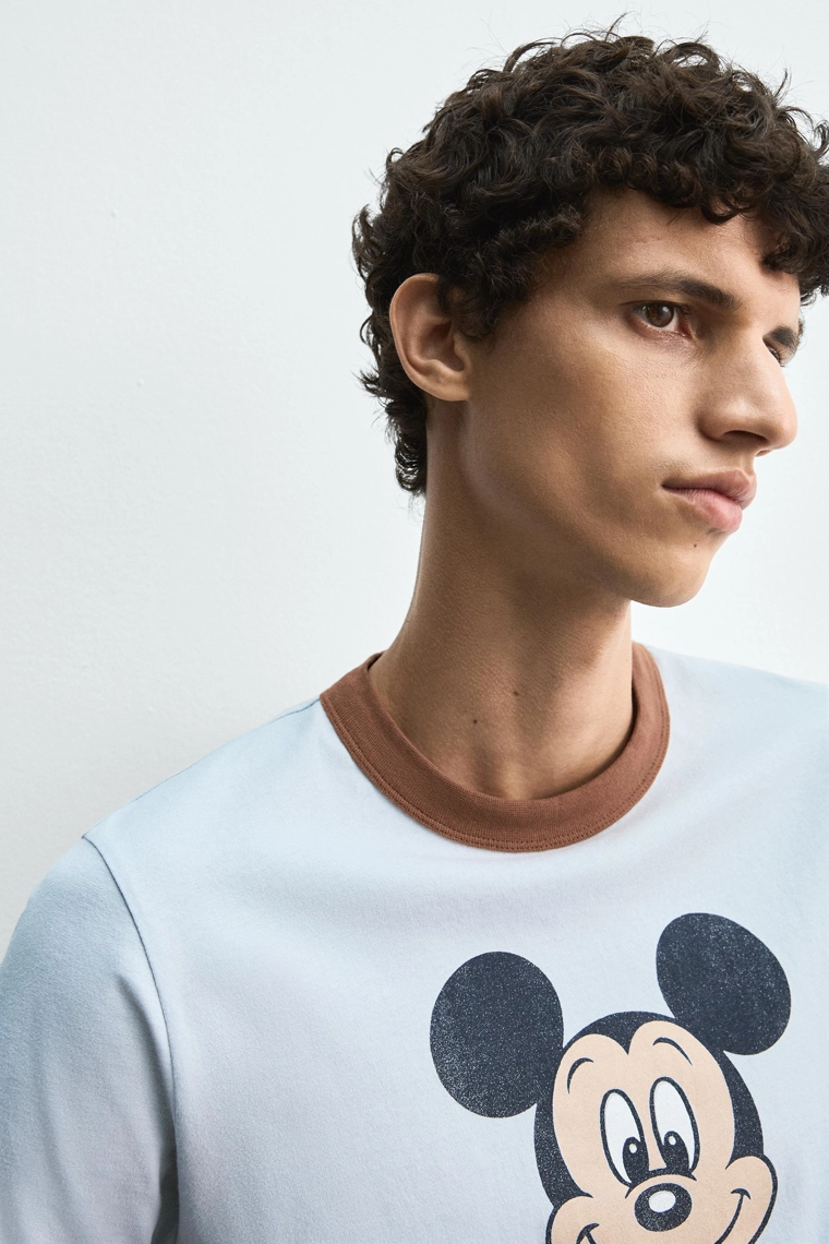 Футболка mickey mouse harry lambert для zara x disney