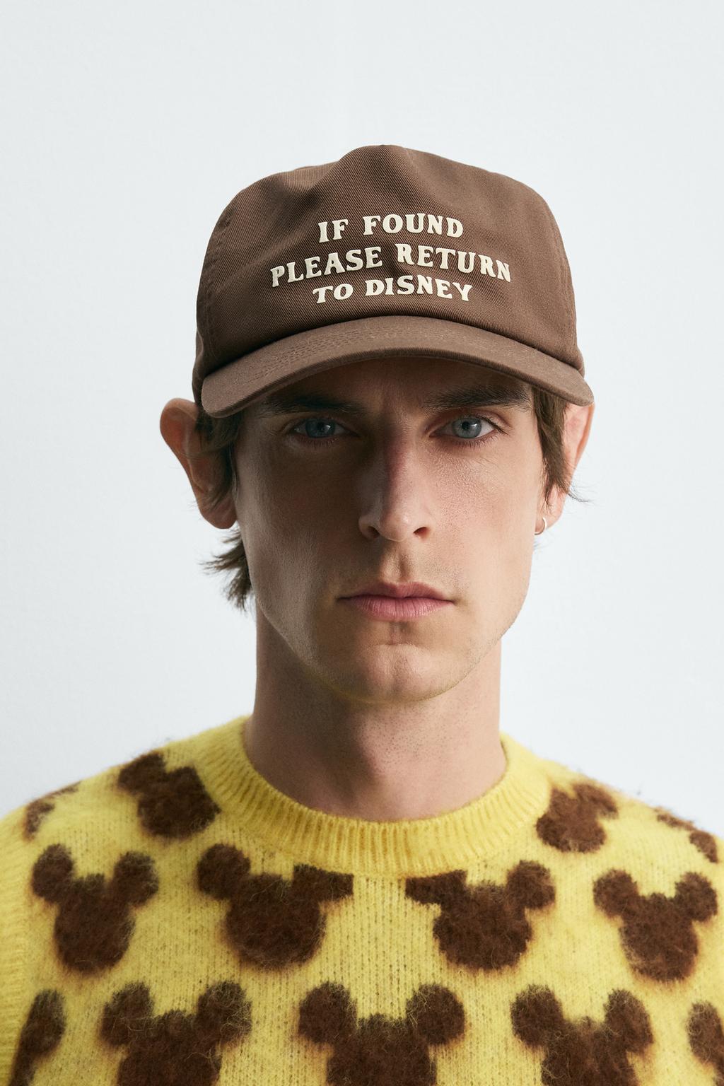 КЕПКА С ТЕКСТОМ HARRY LAMBERT FOR ZARA X DISNEY