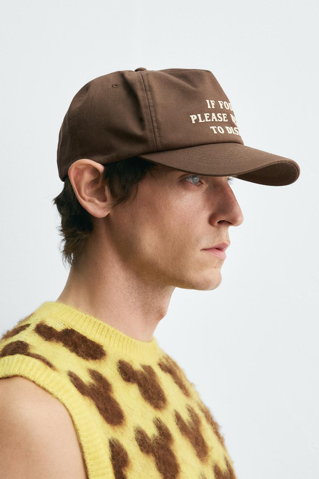КЕПКА С ТЕКСТОМ HARRY LAMBERT FOR ZARA X DISNEY