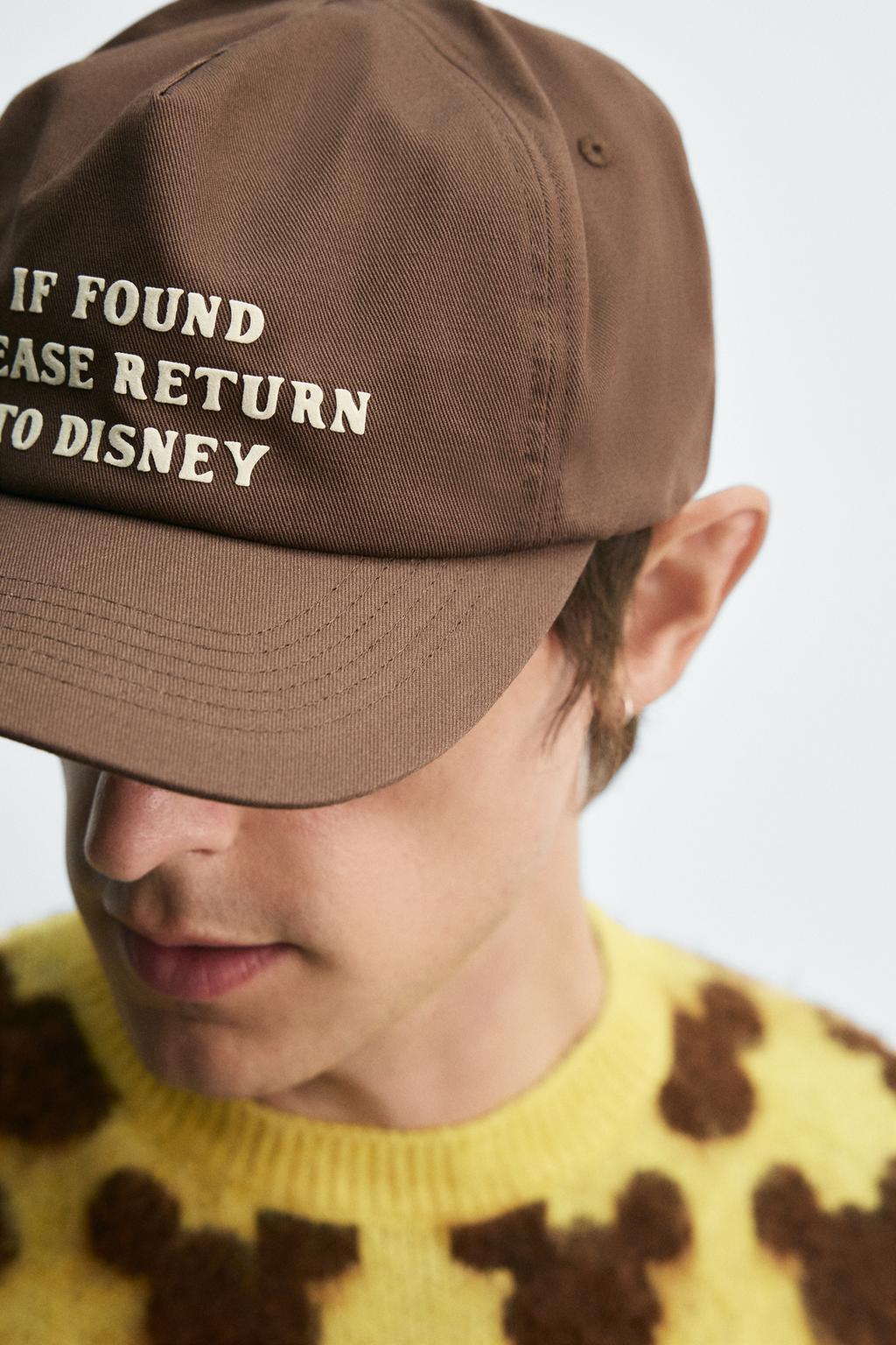 КЕПКА С ТЕКСТОМ HARRY LAMBERT FOR ZARA X DISNEY
