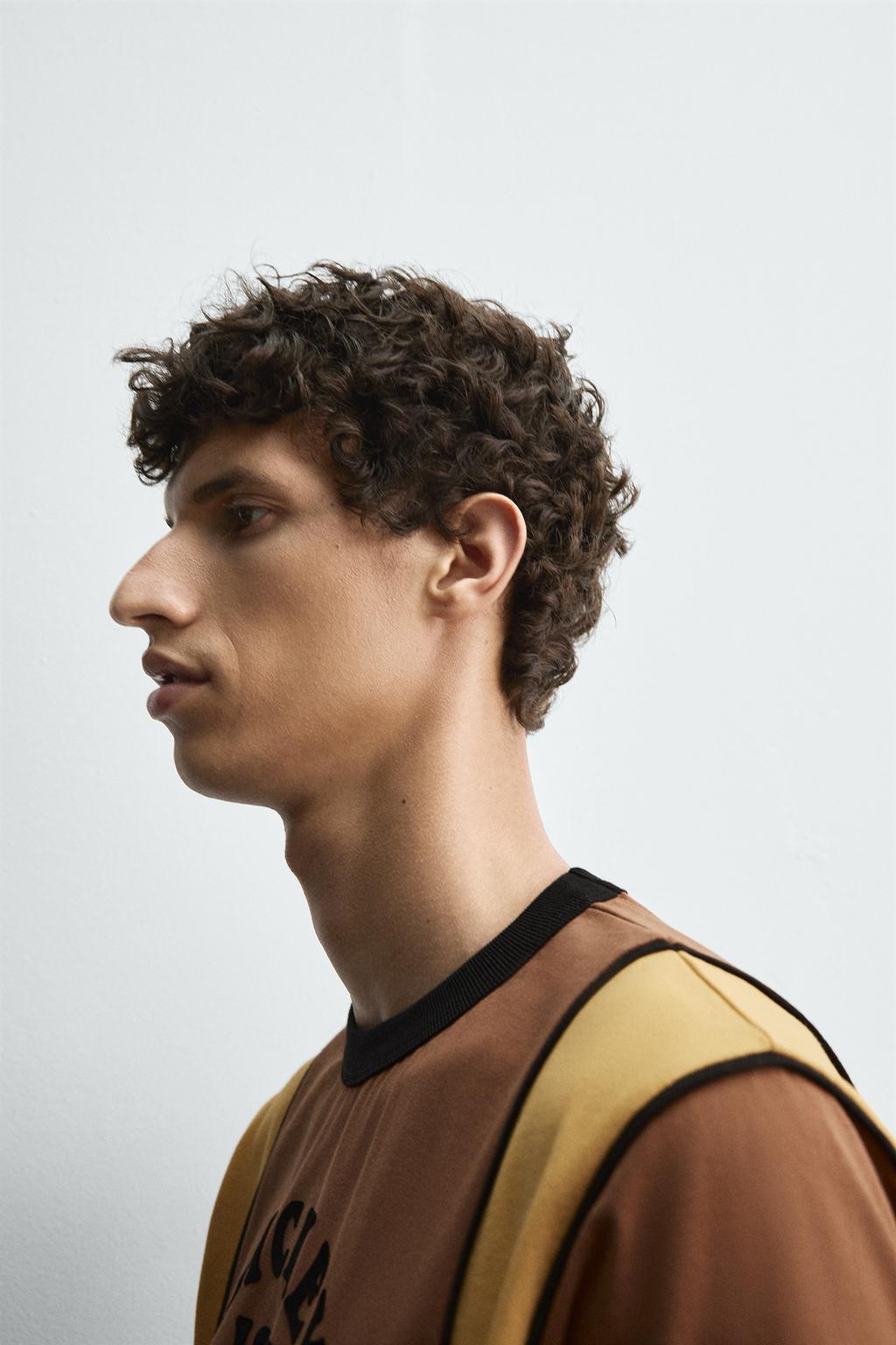 ФУТБОЛКА С КОНТРАСТНОЙ НАДПИСЬЮ HARRY LAMBERT FOR ZARA X DISNEY